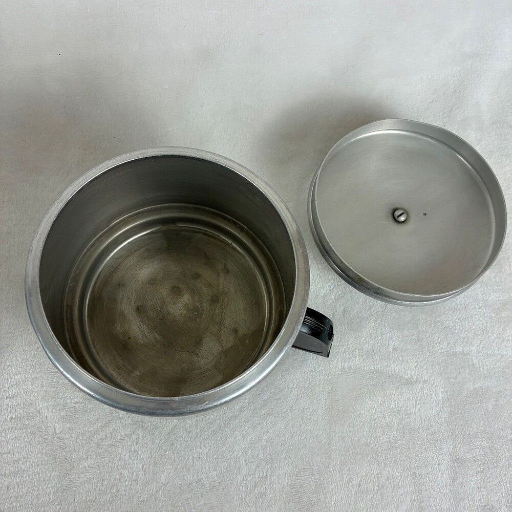 Vintage Mirro Aluminum 8 Cup Drip Coffee Maker Pot USA Camping Percolator Retro - Picture 7 of 12